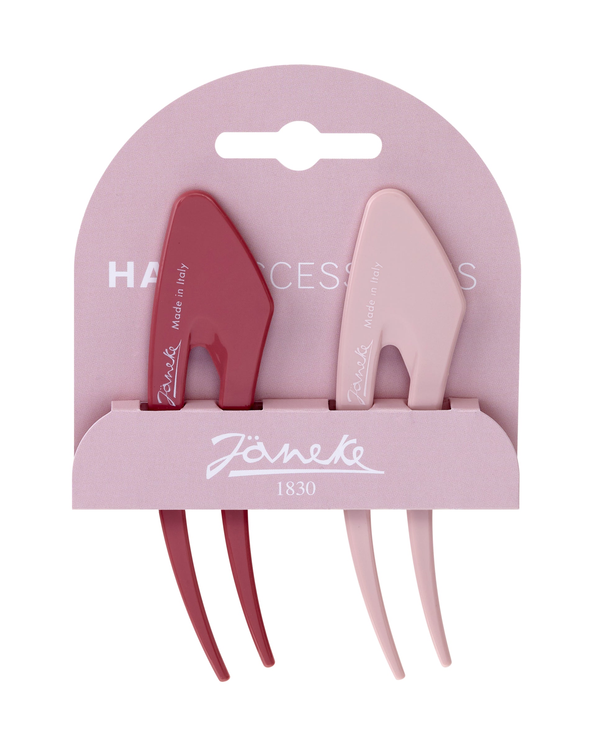 Janeke Blister Small Pink Hair Pin