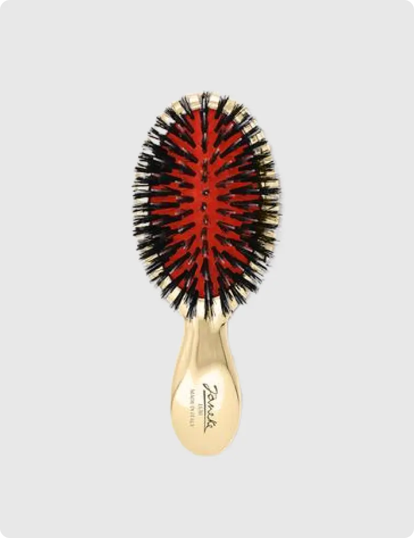 Janeke 1830 Mini Pneumatic Mixed Bristle Hairbrush