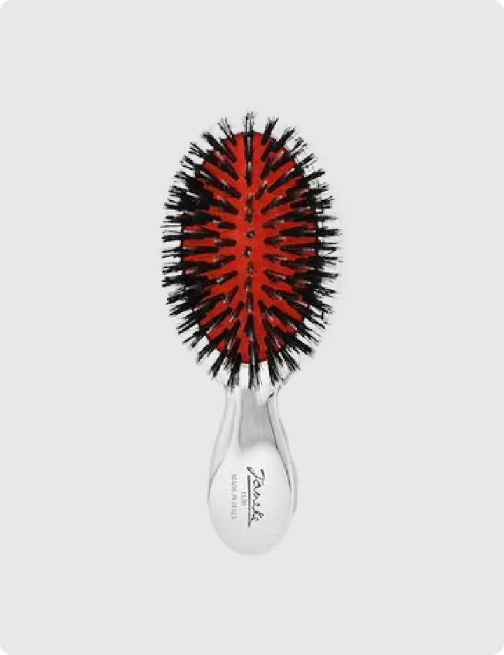 Janeke 1830 Mini Pneumatic Mixed Bristle Hairbrush