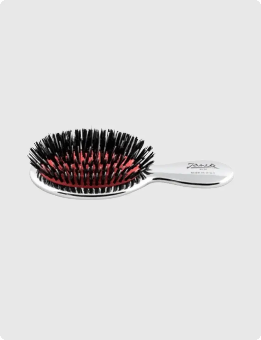 Janeke 1830 Mini Pneumatic Mixed Bristle Hairbrush