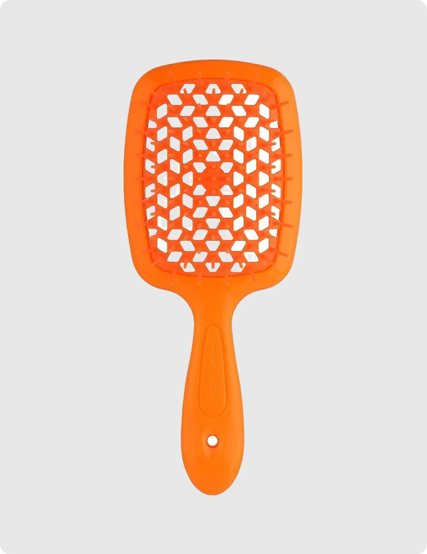 Janeke Superbrush Large Fluo Orange